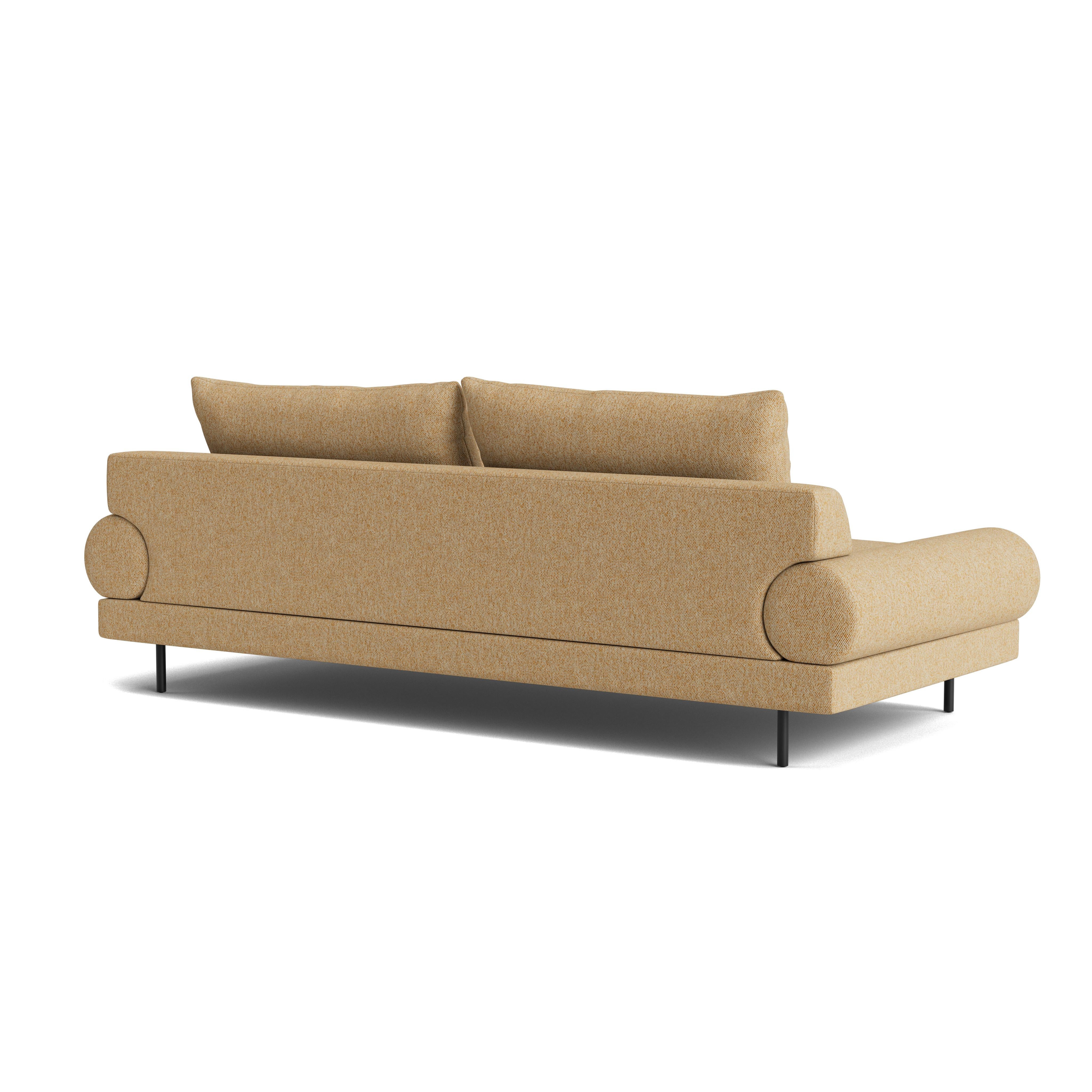 Tessuto Divano retrò con bracci a rotelle in Kvadrat Vanir in vendita