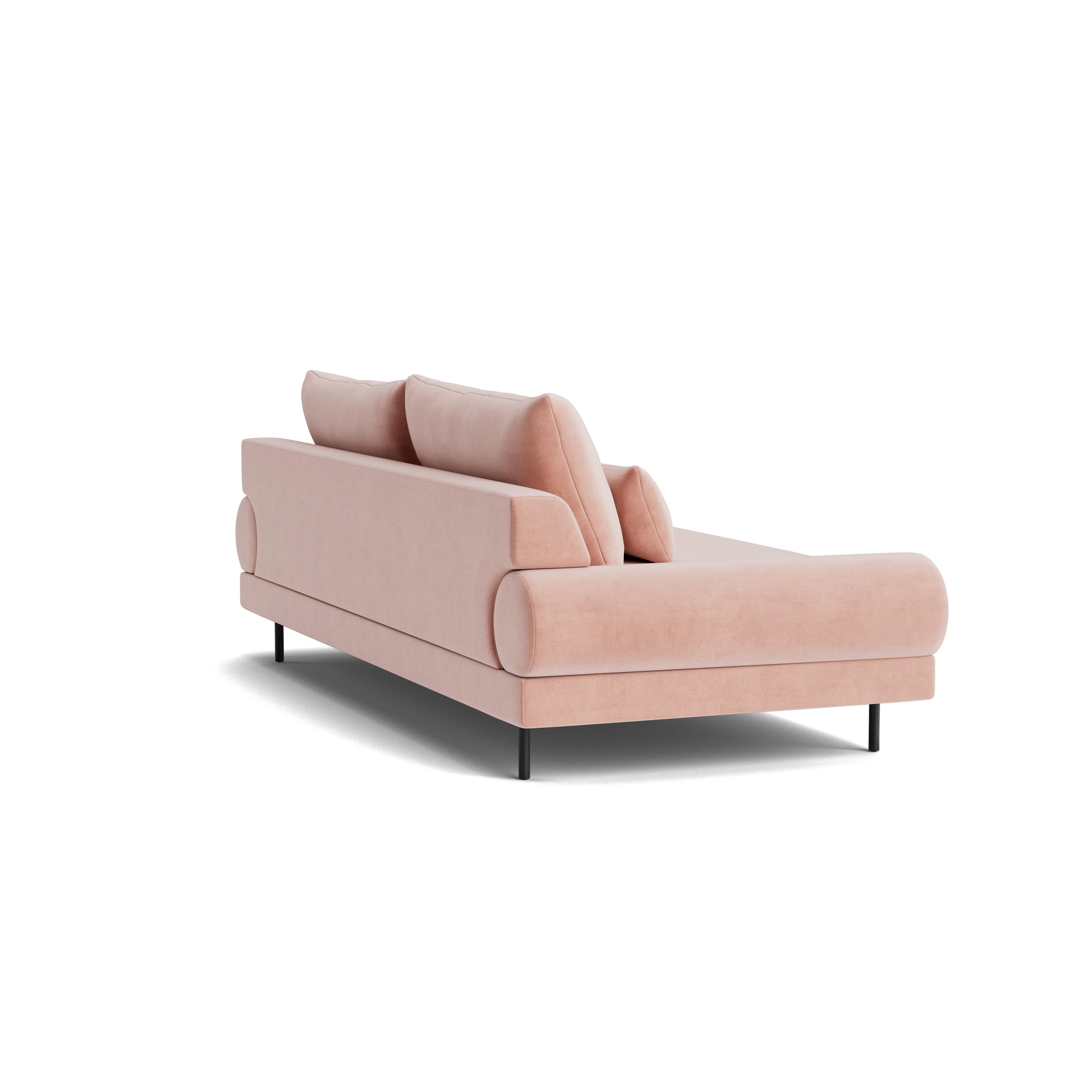 Divano Retro Roll Arm in velluto di Maharam In condizioni Nuovo in vendita a Nyack, NY