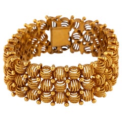 Retro Rose Gold Bracelet, Circa 1940