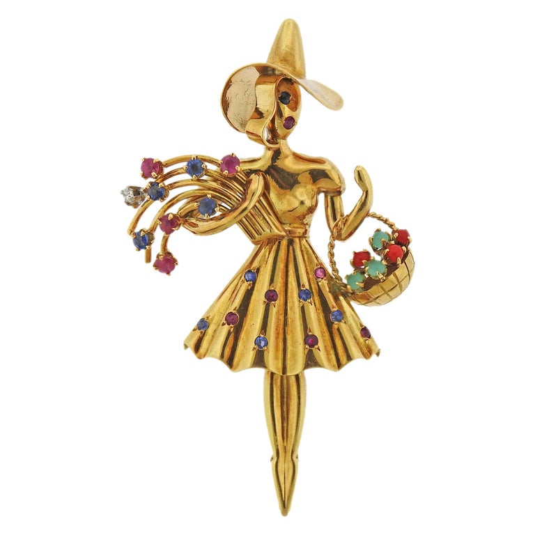 BIJOU VINTAGE BROCHE OISEAU POUSSIN signé GERRY'S BIJOU VINTAGE BROCHE OISEAU POUSSIN signé GERRY'S