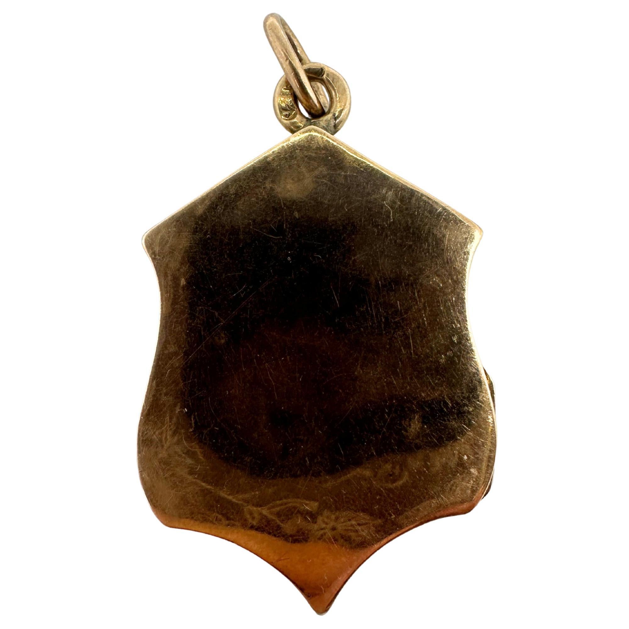 De las mujeres Retro Russian 14K Rose Gold Diamond Pendant Locket en venta