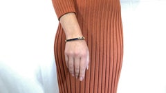 Bracelet vintage en or 18 carats avec saphirs et diamants