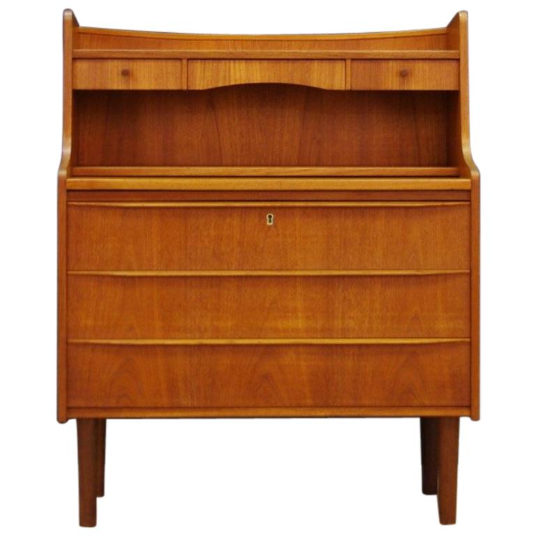 Retro Secretaire Teak Danish Design Vintage