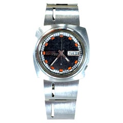 Retro Seiko DX Herren-Armbanduhr 17 Jewels Automatik 6106-7539 Edelstahl