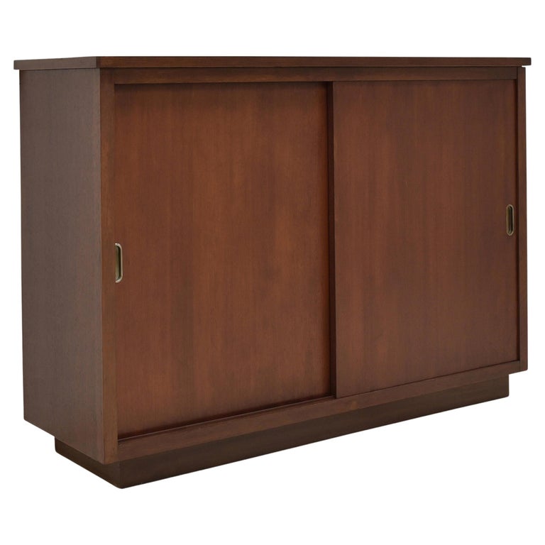 Retro Sliding Door Sideboard / Office / Filing circa