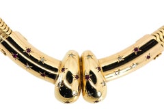 Retro Snake Gold Necklace