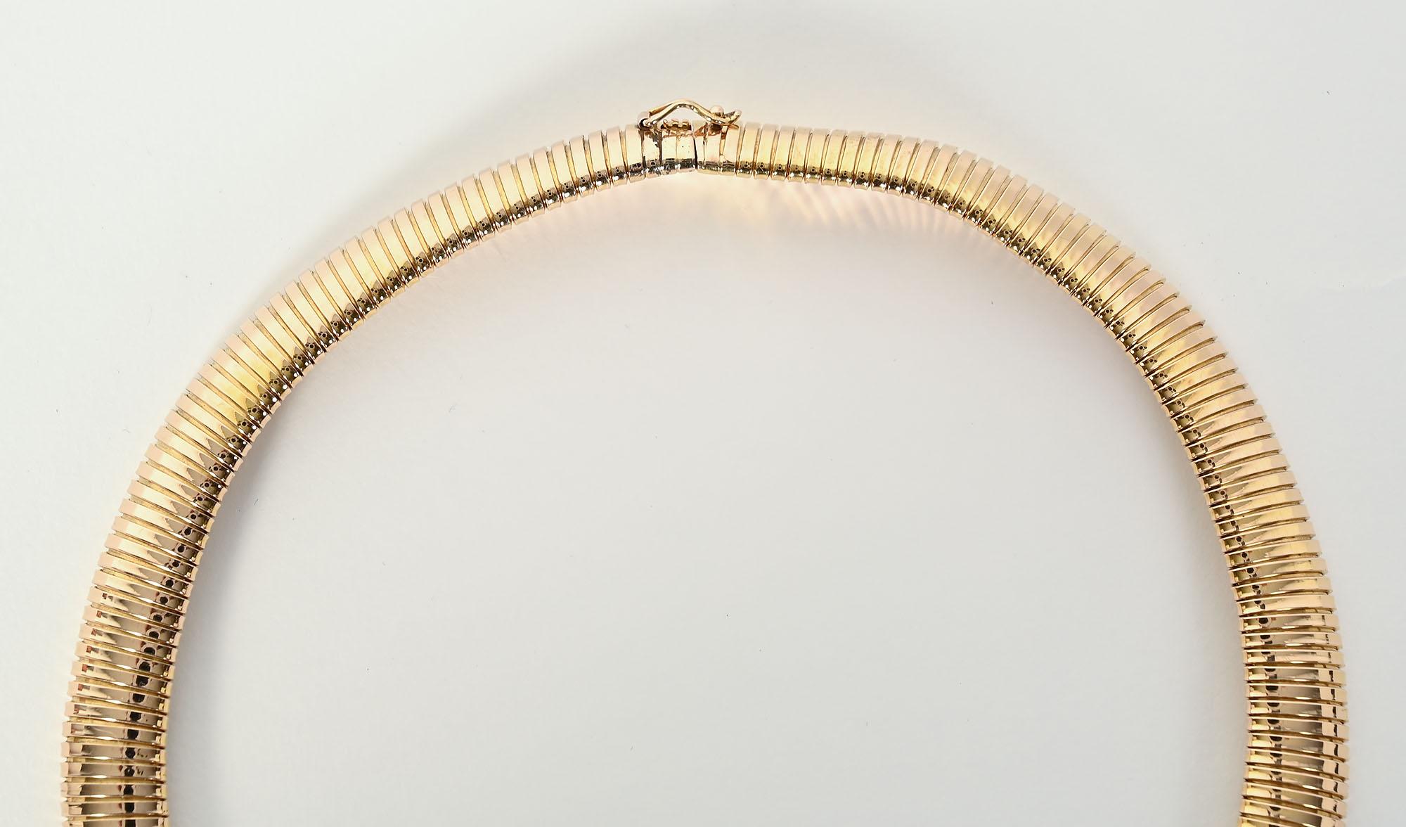 coil necklace choker