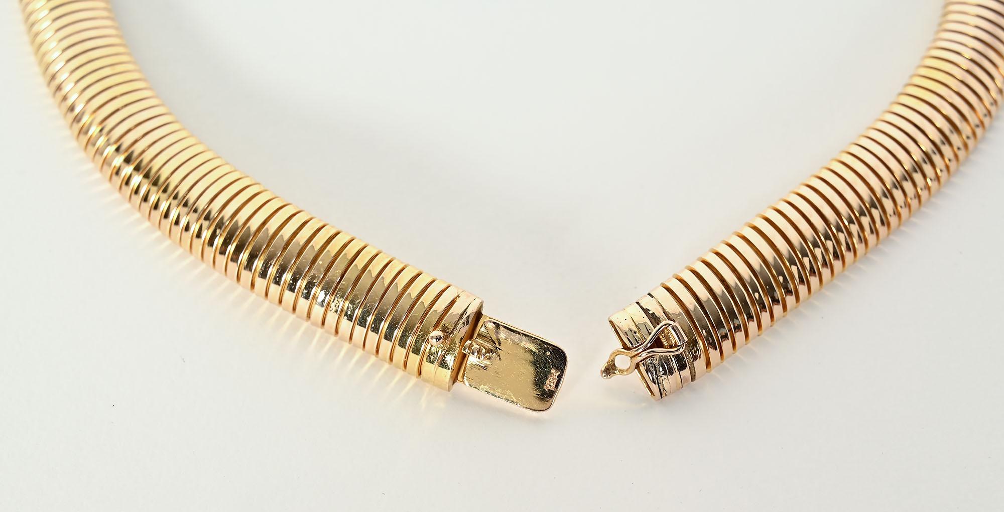 Collar Gargantilla Retro Springy Coil en venta 1