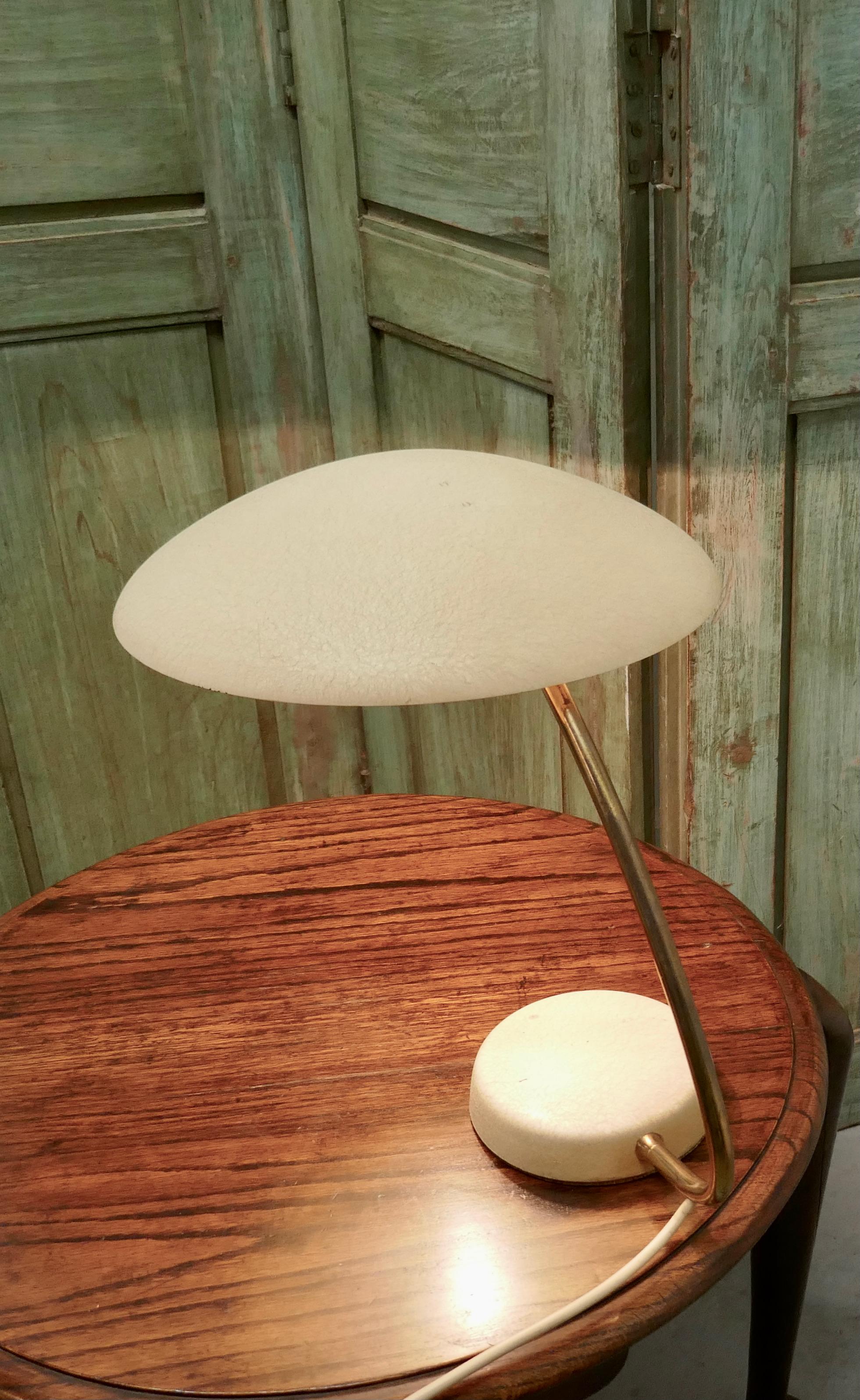 20ième siècle Lampe de bureau rétro à angle spoutnik en vente