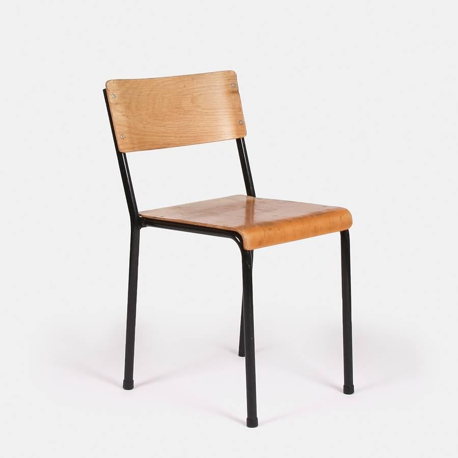 Mid-Century Modern Retro Stacking Chairs For Sale