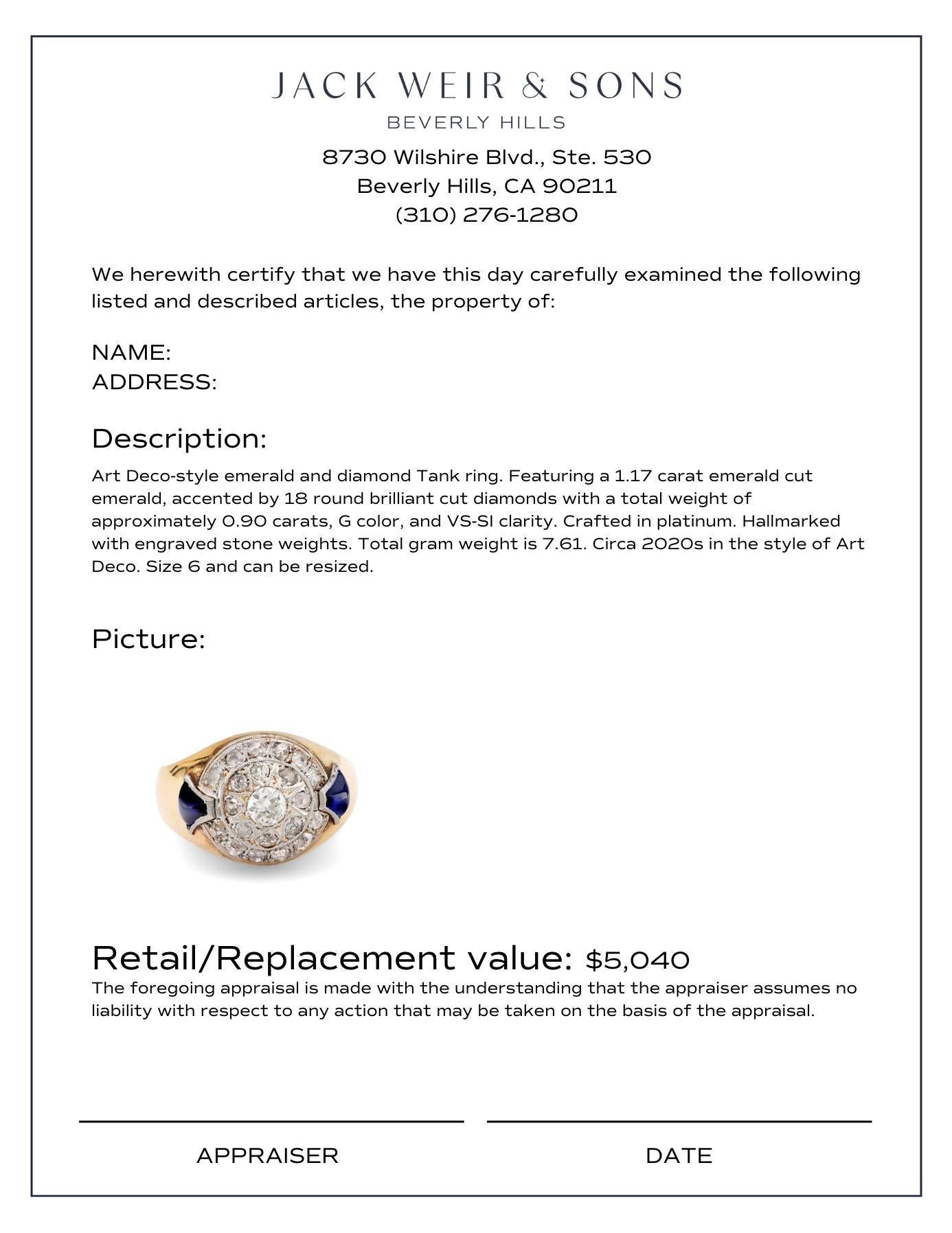 Women's or Men's Retro synthetic sapphire 18k yellow gold diamond ring For Sale
