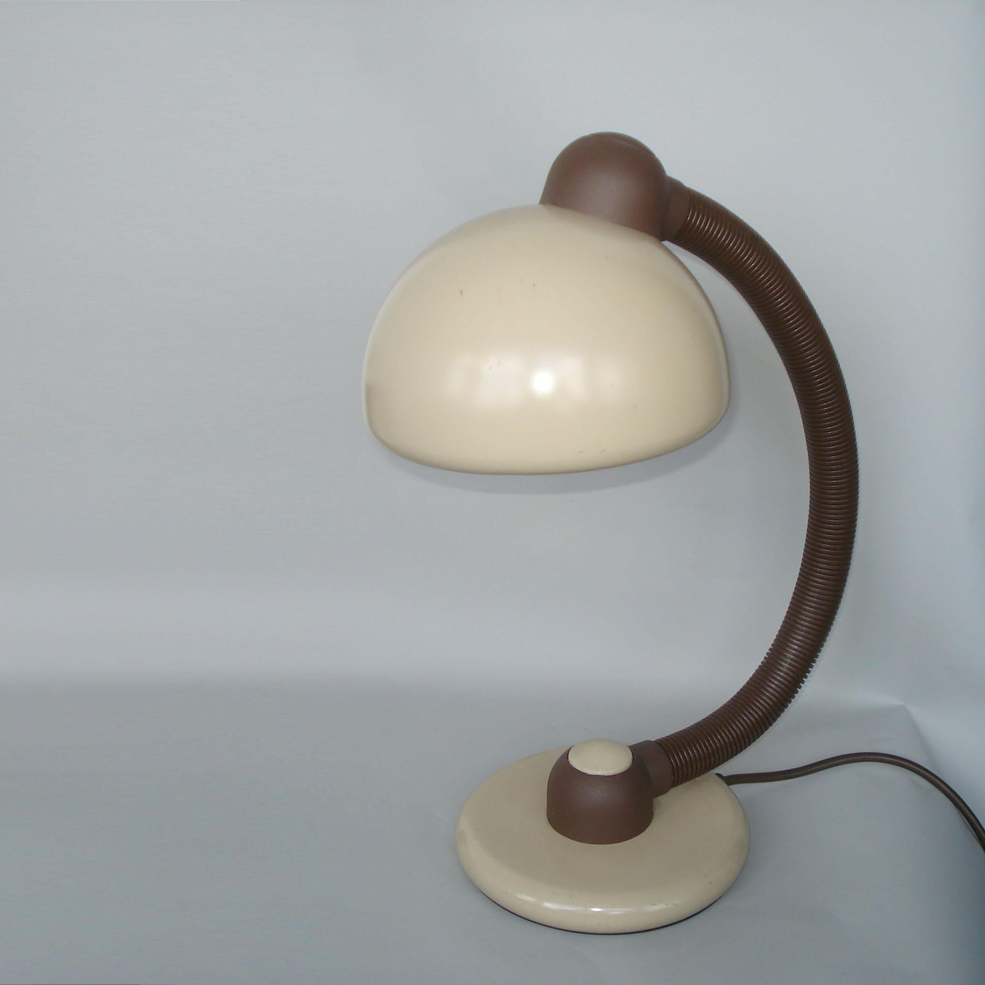 Metal Retro Table Lamp by Hustadt Leuchten, Germany, 1970s For Sale