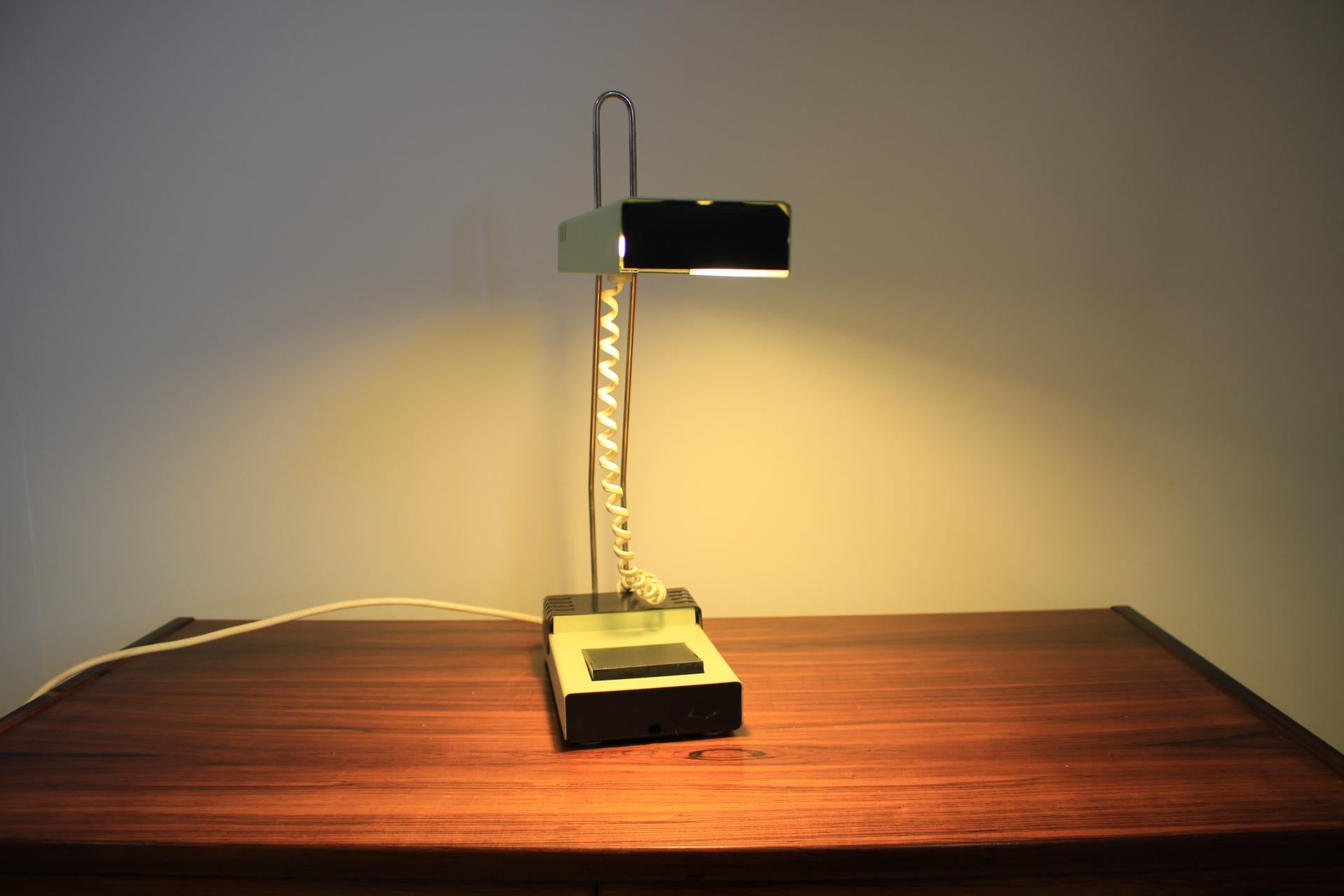 Retro Table Lamp by Josef Mára from Tesla, 1990s 3