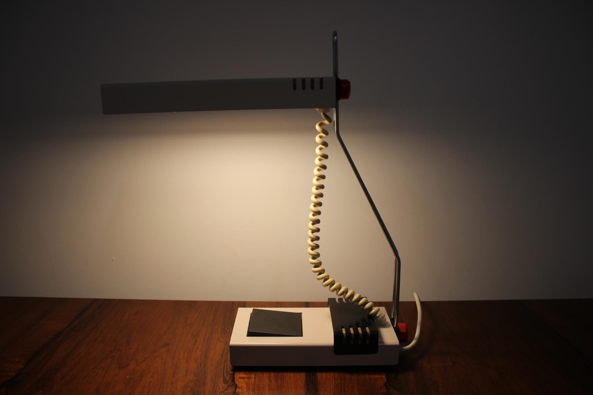 Retro Table Lamp by Josef Mára from Tesla, 1990s 2