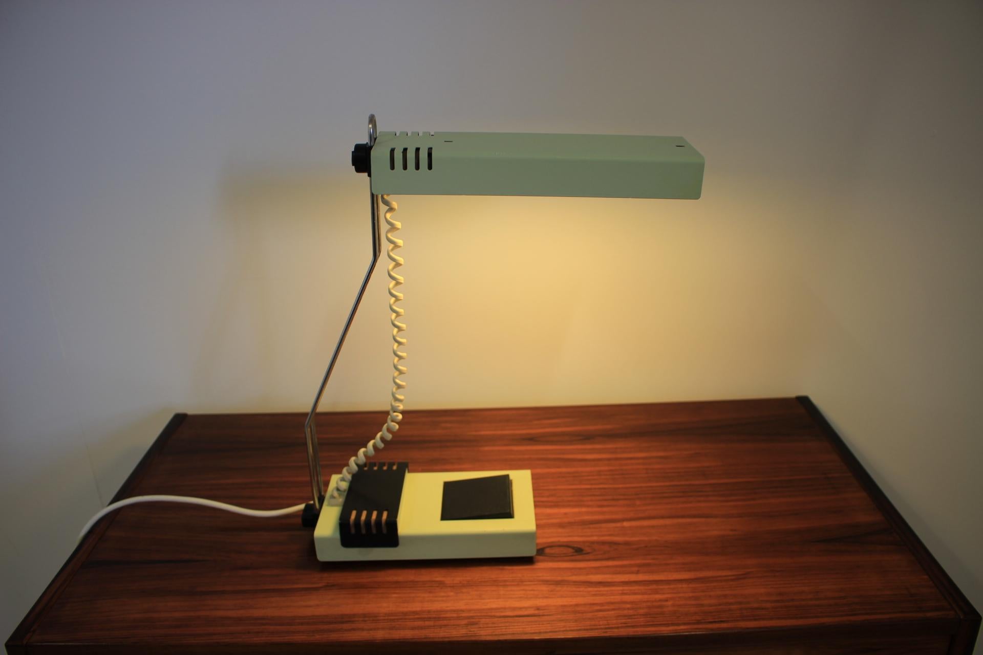 Metal Retro Table Lamp by Josef Mára from Tesla, 1990s