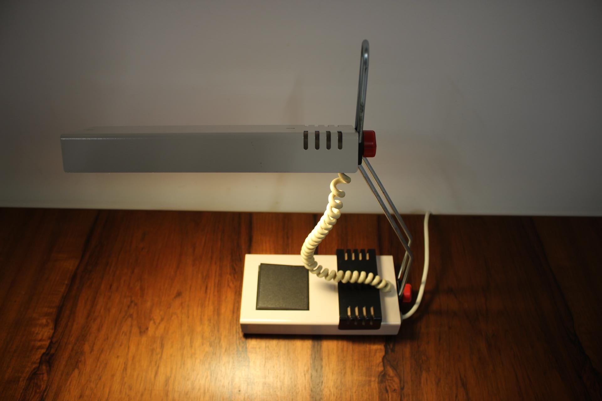 Metal Retro Table Lamp by Josef Mára from Tesla, 1990s