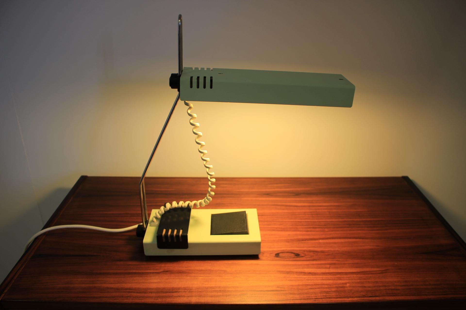 Retro Table Lamp by Josef Mára from Tesla, 1990s 2