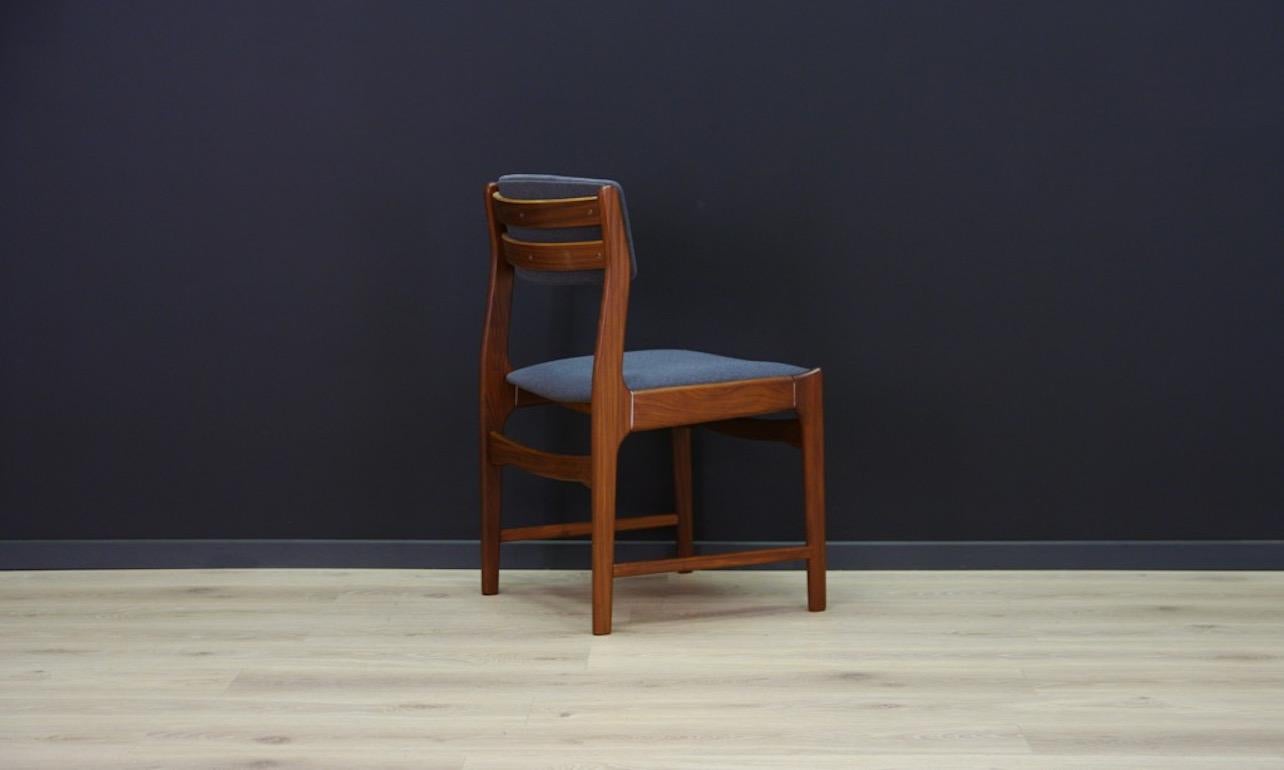 Retro Teak Chairs Danish Design, 1960-1970 Vintage 3