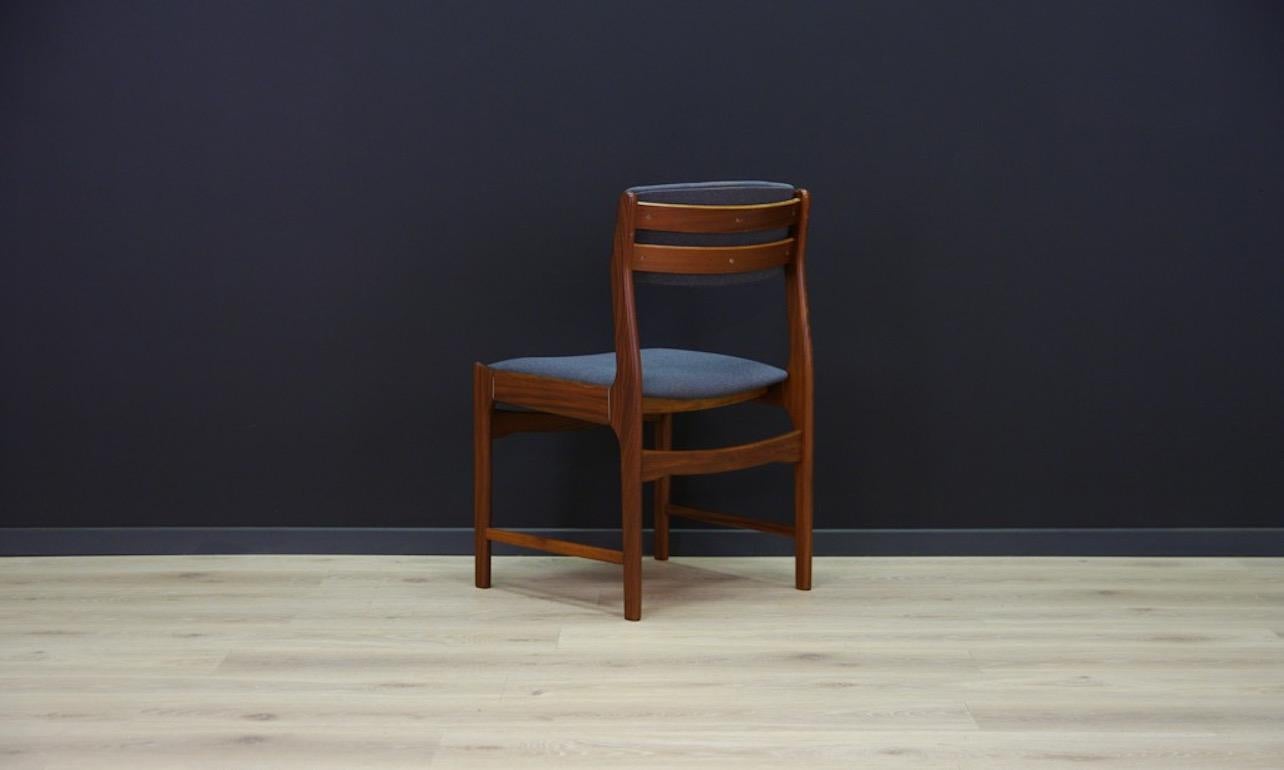 Retro Teak Chairs Danish Design, 1960-1970 Vintage 4