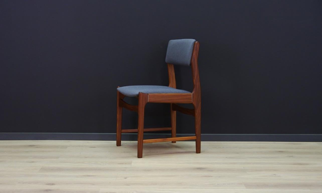 Late 20th Century Retro Teak Chairs Danish Design, 1960-1970 Vintage