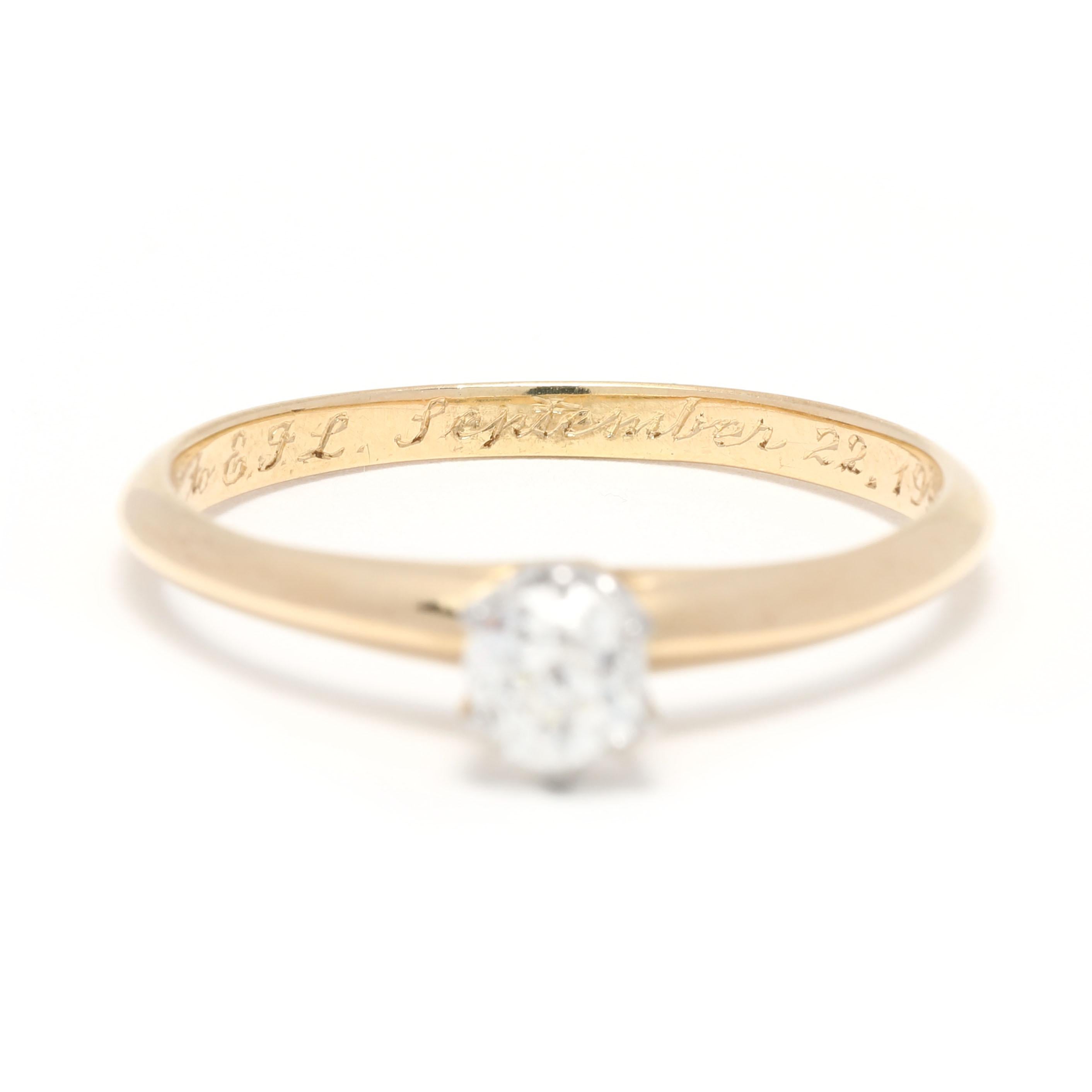 Retro Tiffany and Co. Diamond Solitaire Engagement Ring, Platinum 18kyg, Rs. 7.5 2
