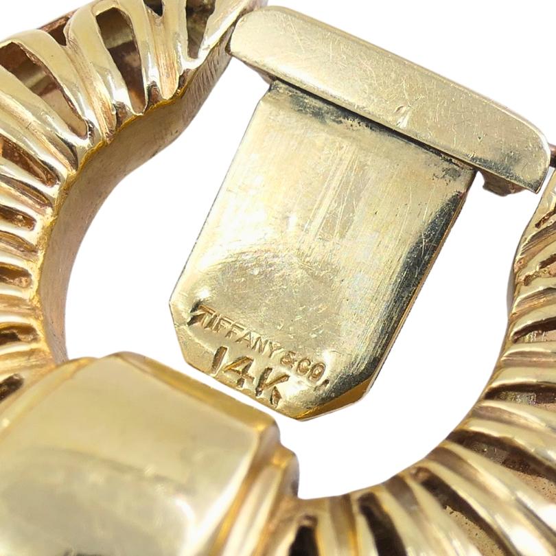 De las mujeres Pulsera circular retro Tiffany & Co. de oro de 14k en venta