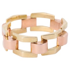 Retro Tiffany & Co. 14k Two Tone Gold Bracelet