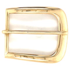 Retro Tiffany & Co. Gold Belt Buckle