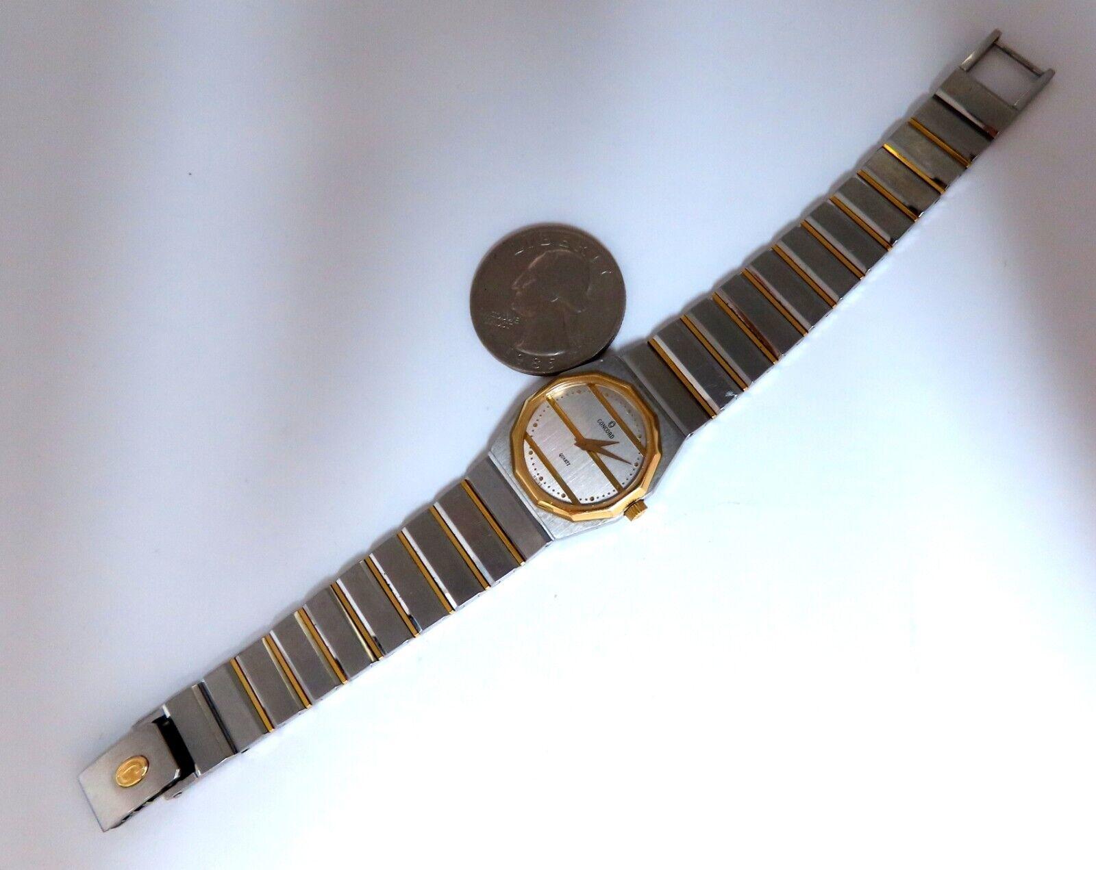 Concord quartz.

6.5 inch bracelet.

22mm dial

Fair condition.

Working order.