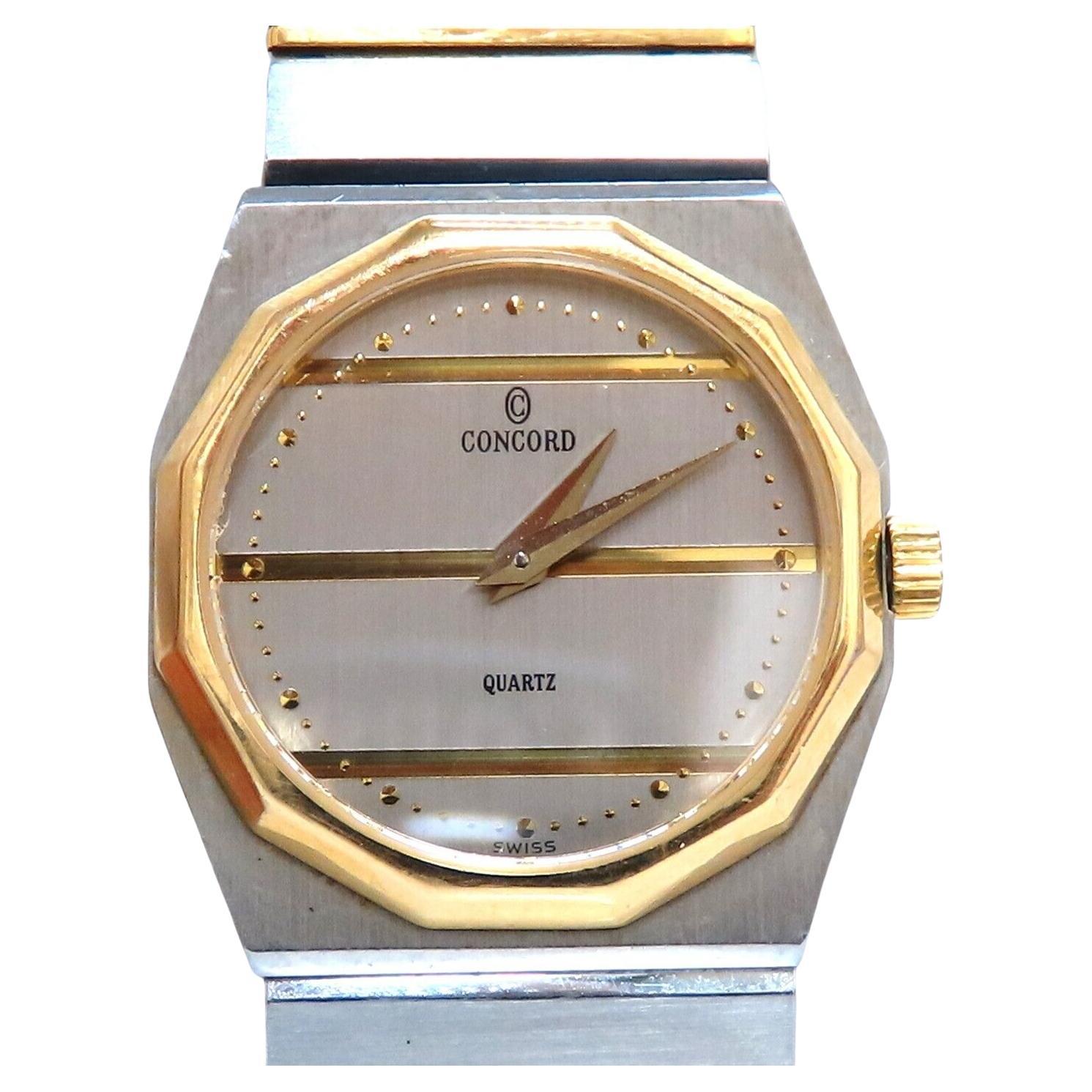 Retro Used Concord Quartz Watch For Sale