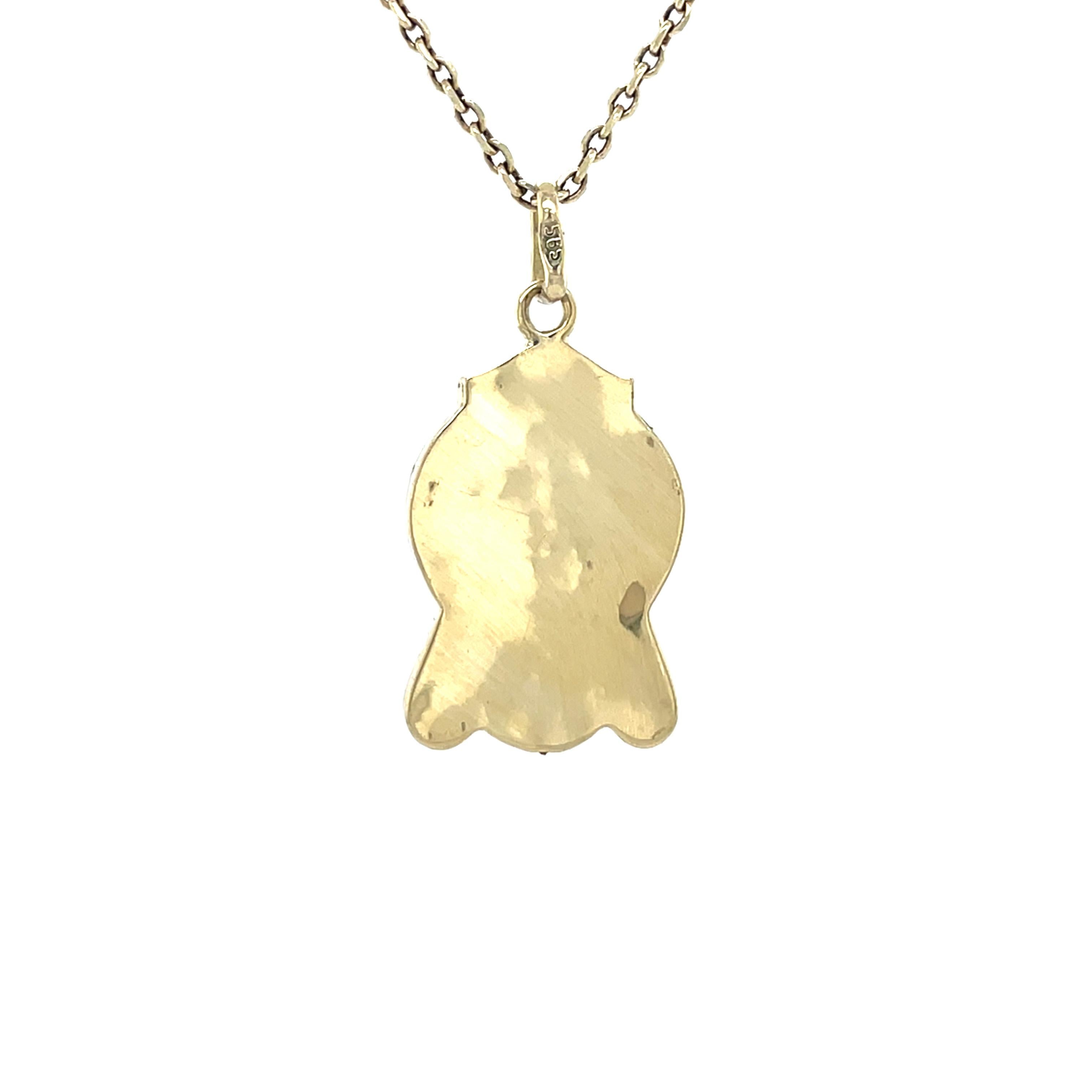 Retro Vintage Uhr Charme 14K für Damen oder Herren im Angebot