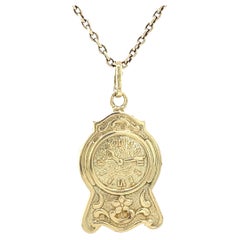 Charm orologio Vintage 14K