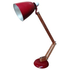 Vintage Vintage Wooden Anglepoise Light, 1950s