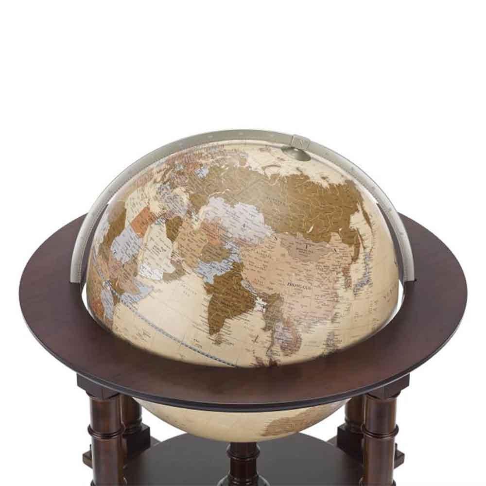 Retro Walnut Globe In New Condition For Sale In Paris, FR