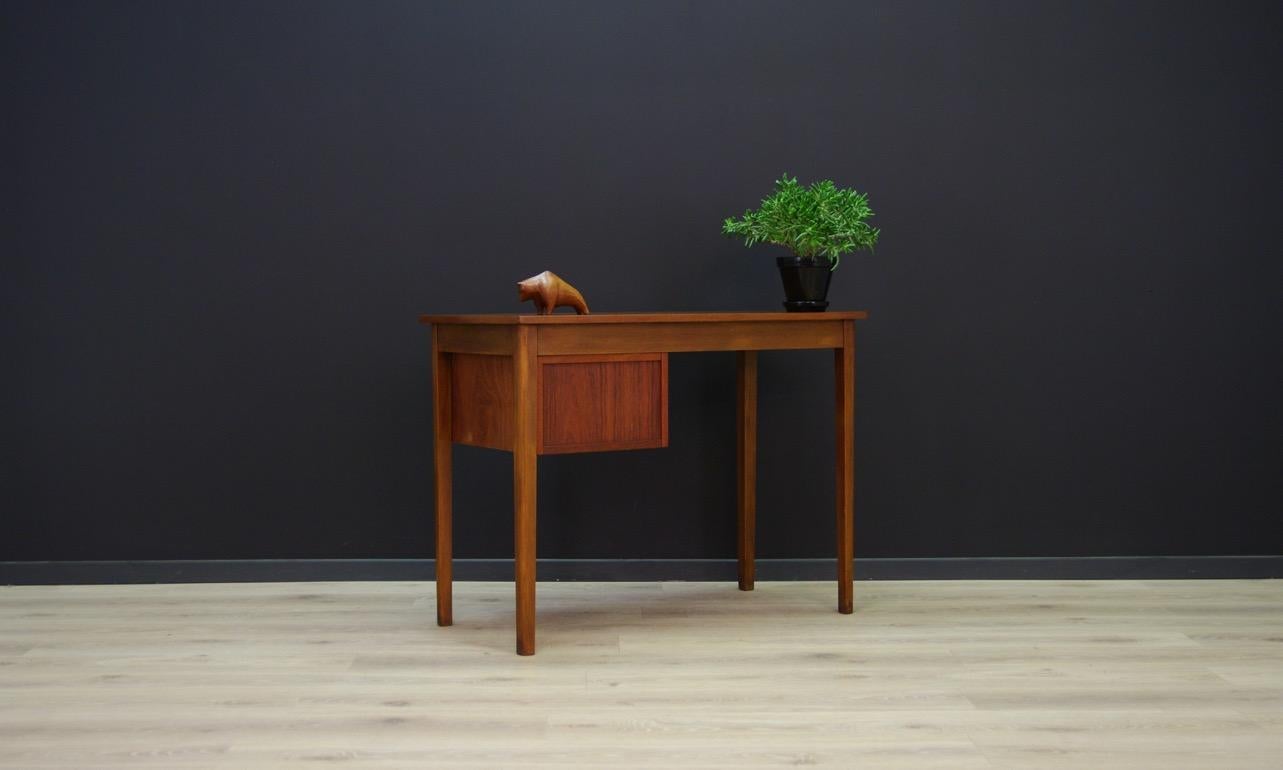 Retro Writing Desk Danish Design, 1960-1970 Teak 2