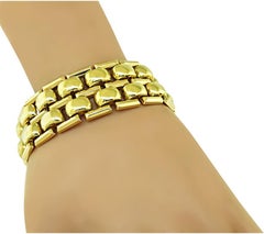 Retro Gelbgold-Armband