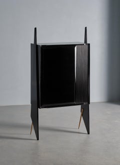 RETRO4M Restyled 1950s Italian Highboard– A Modernist Noir
