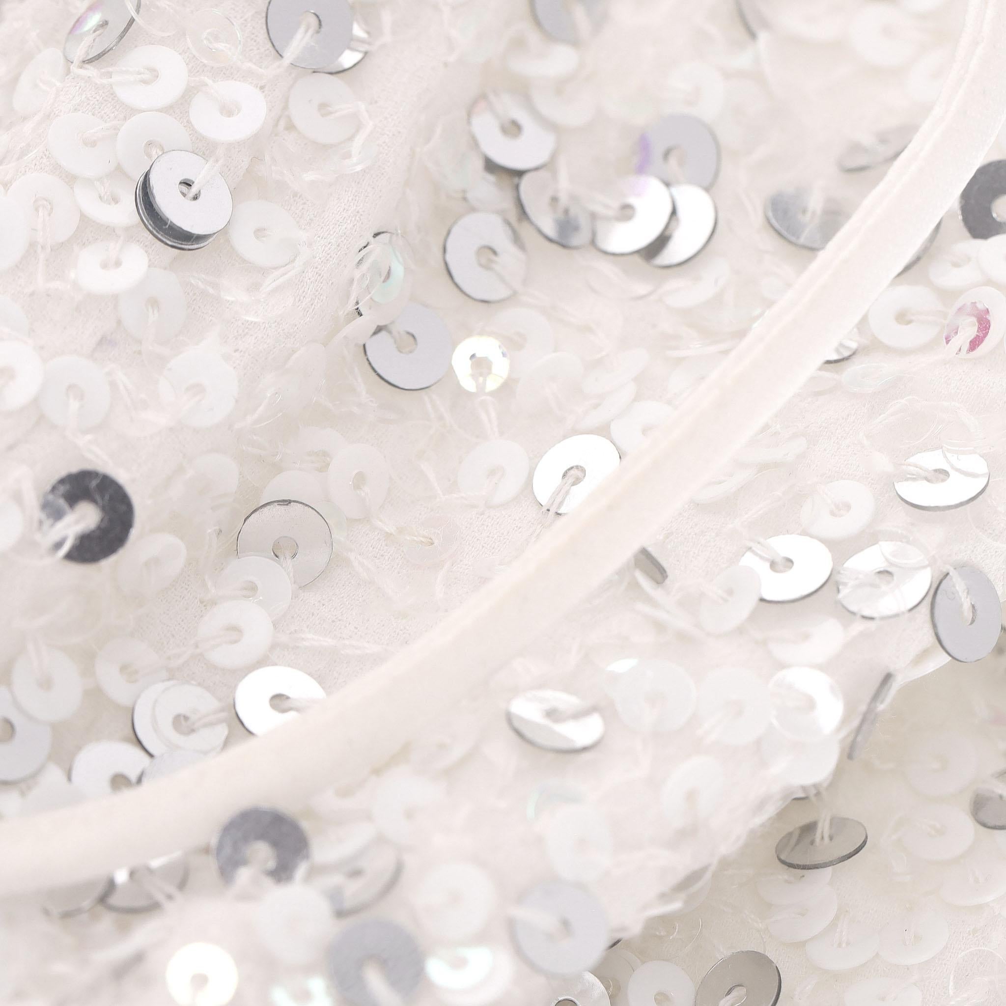 Retrofete Mini Tube Sequin Dress im Angebot 5