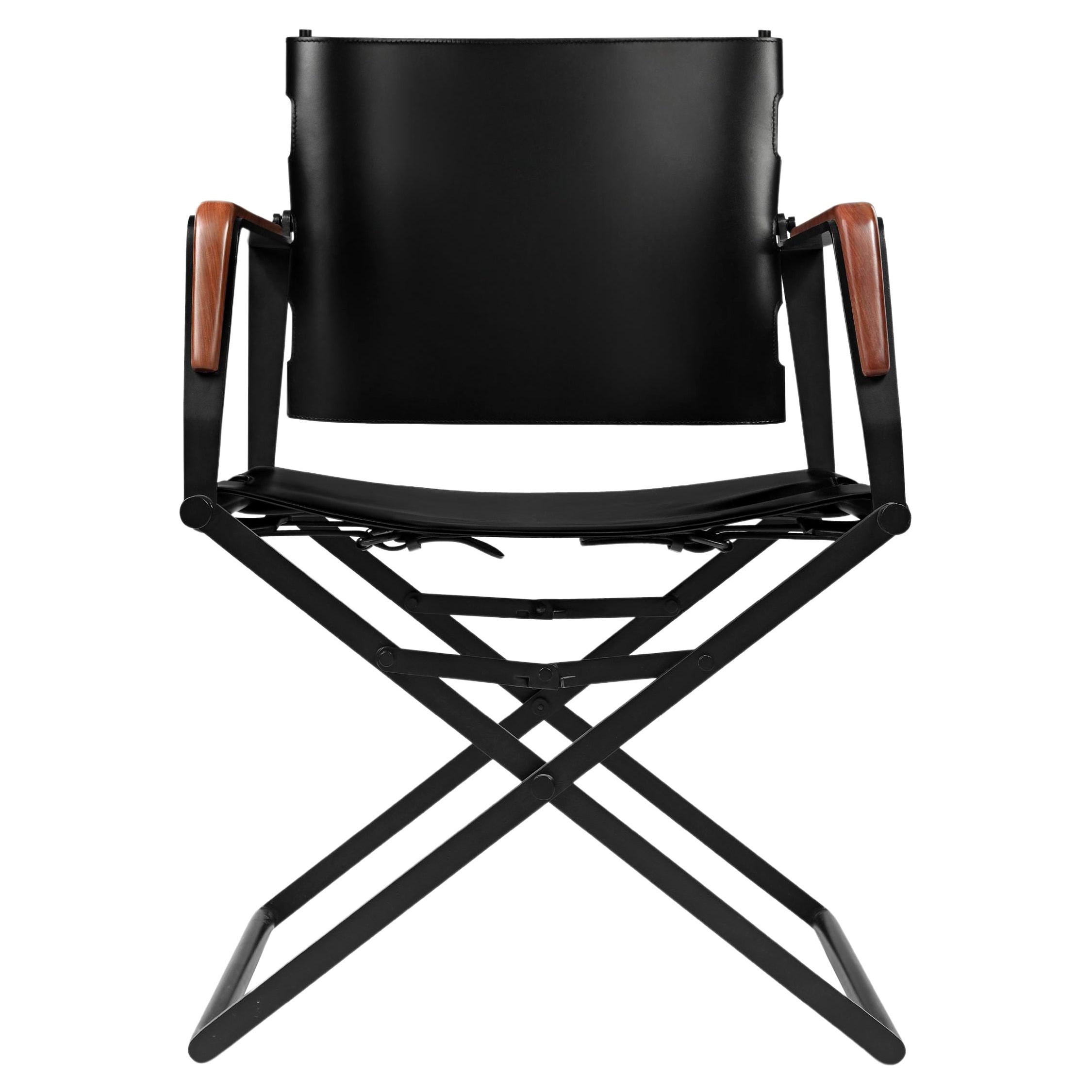 Retta-Sessel mit Leder und Holz von Madheke