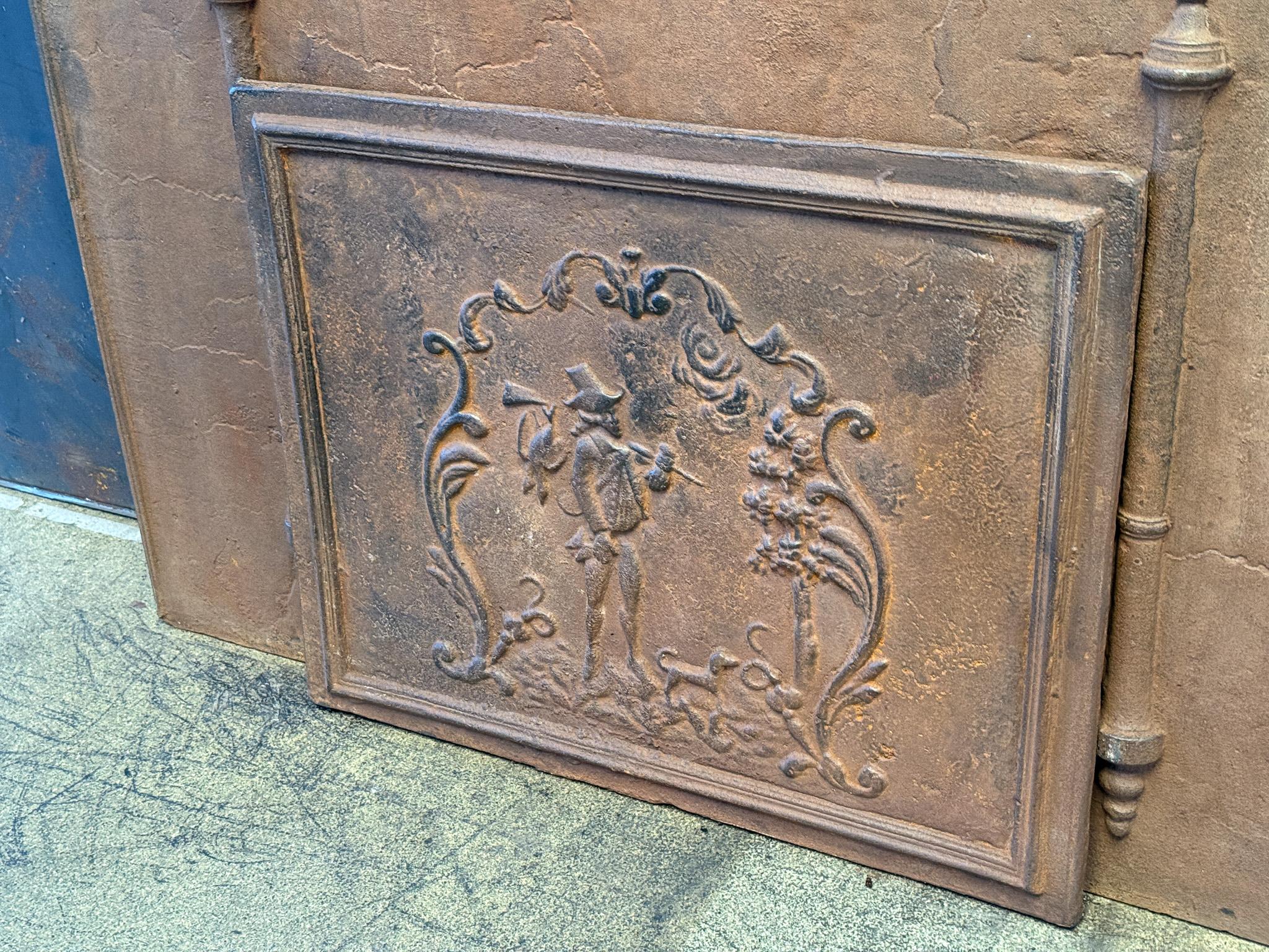 Cast Return from the Hunt Fireback, France, Napoleon III Style, 20th Century For Sale