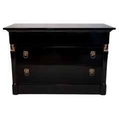 Return of Egypt lacquered chest of drawers, 19th c.