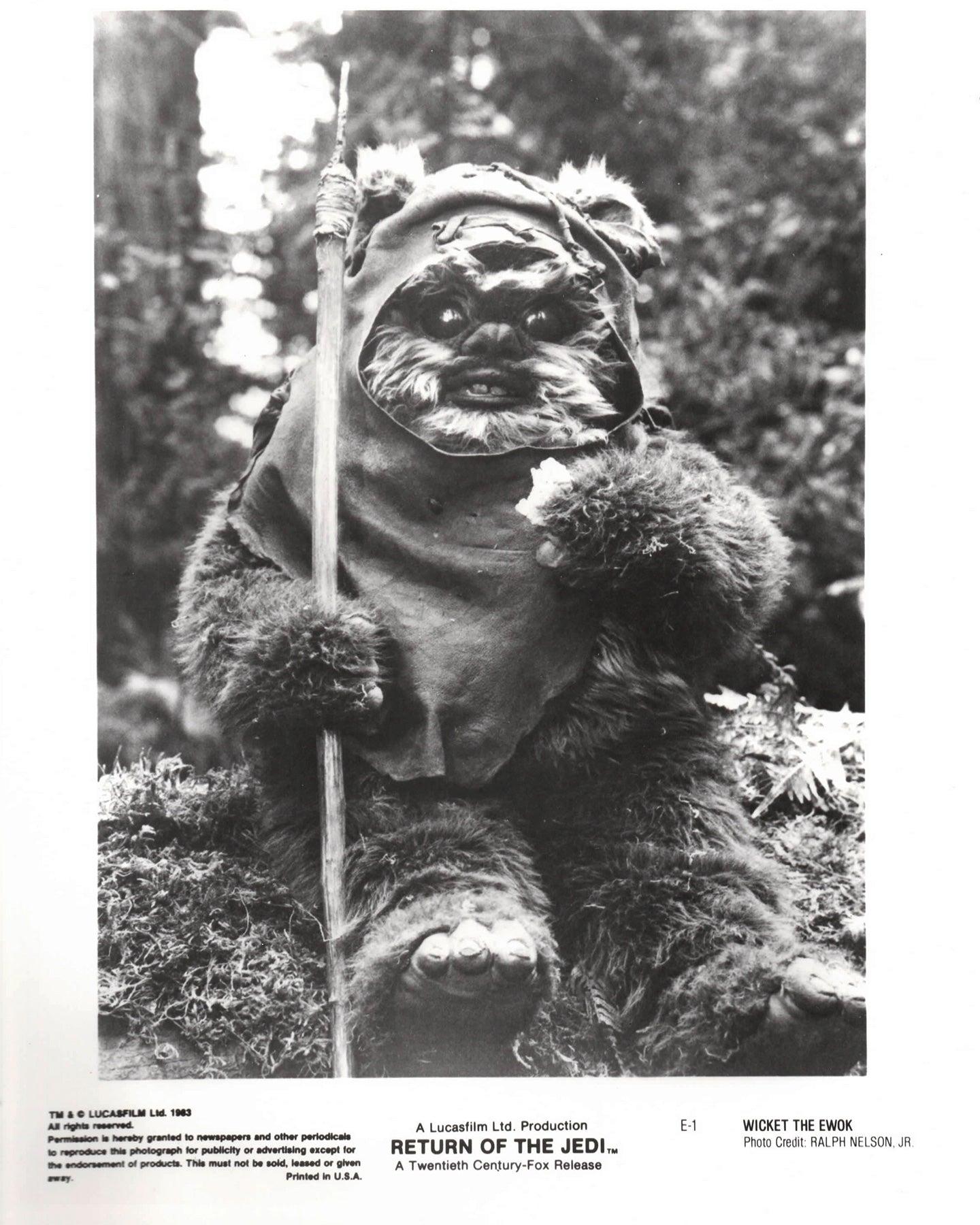 Die Rückkehr der Jedi 1983 Werbefilm Film Pressebild Gerahmt (Papier) im Angebot