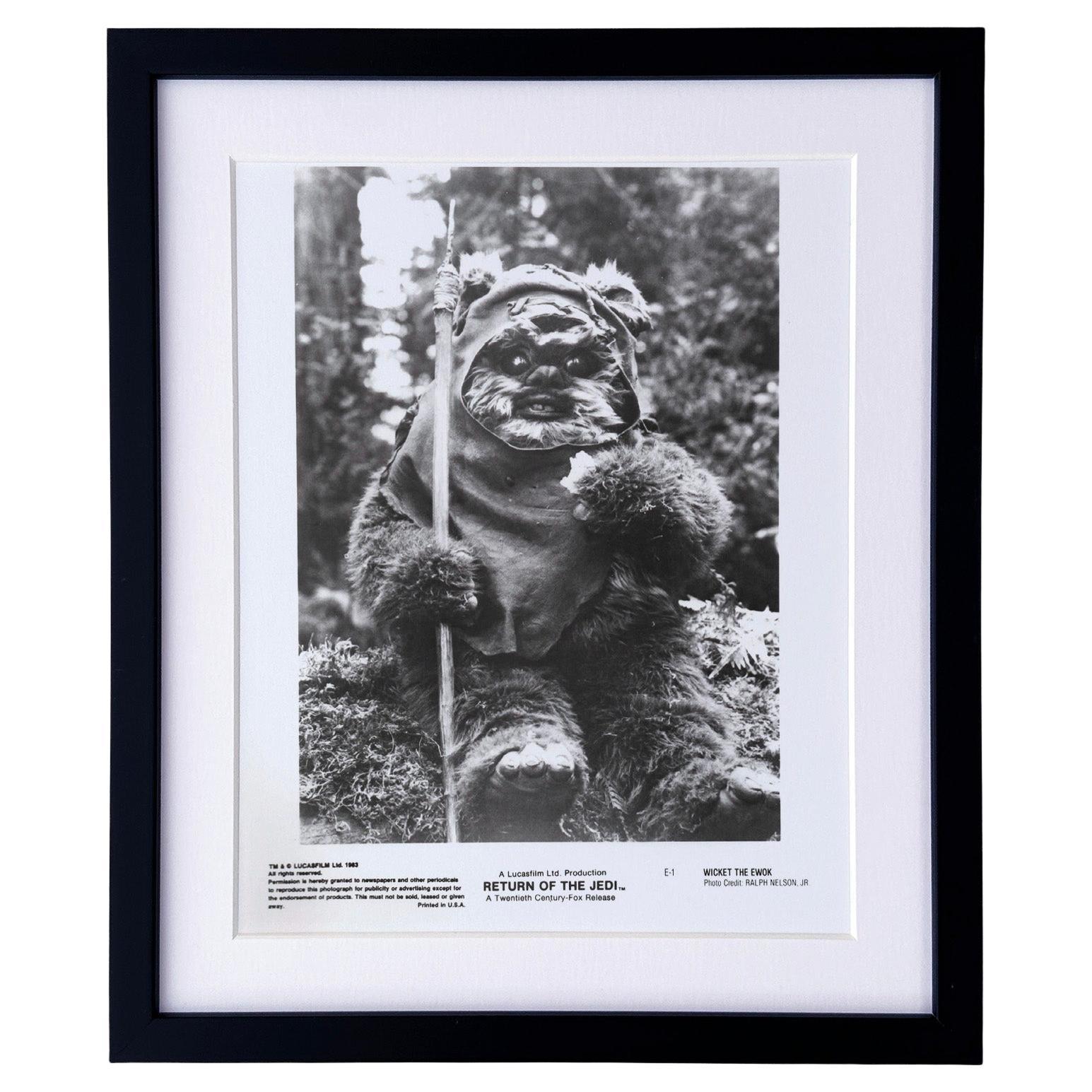 Die Rückkehr der Jedi 1983 Werbefilm Film Pressebild Gerahmt im Angebot