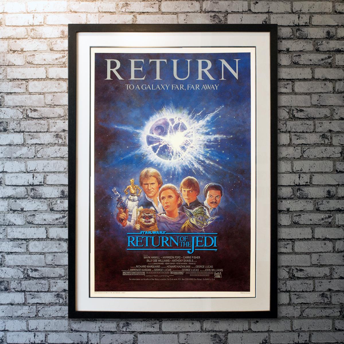 Return Of The Jedi ‘1985R’ Poster In Good Condition For Sale In London, GB
