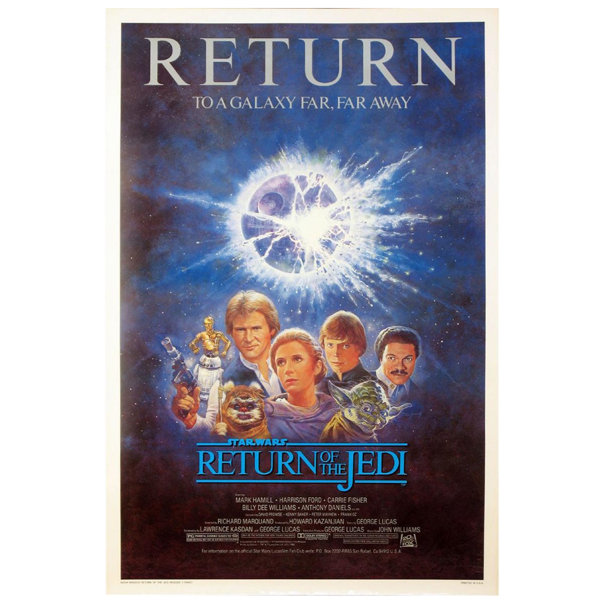 Return Of The Jedi ‘1985R’ Poster For Sale