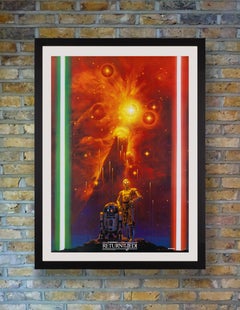 Poster originale d'epoca de 'Il ritorno dello Jedi' di Noriyoshi Ohrai, Giappone, 1983