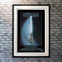 Return Of The Jedi, Unframed Poster with Linen Backing, 1983