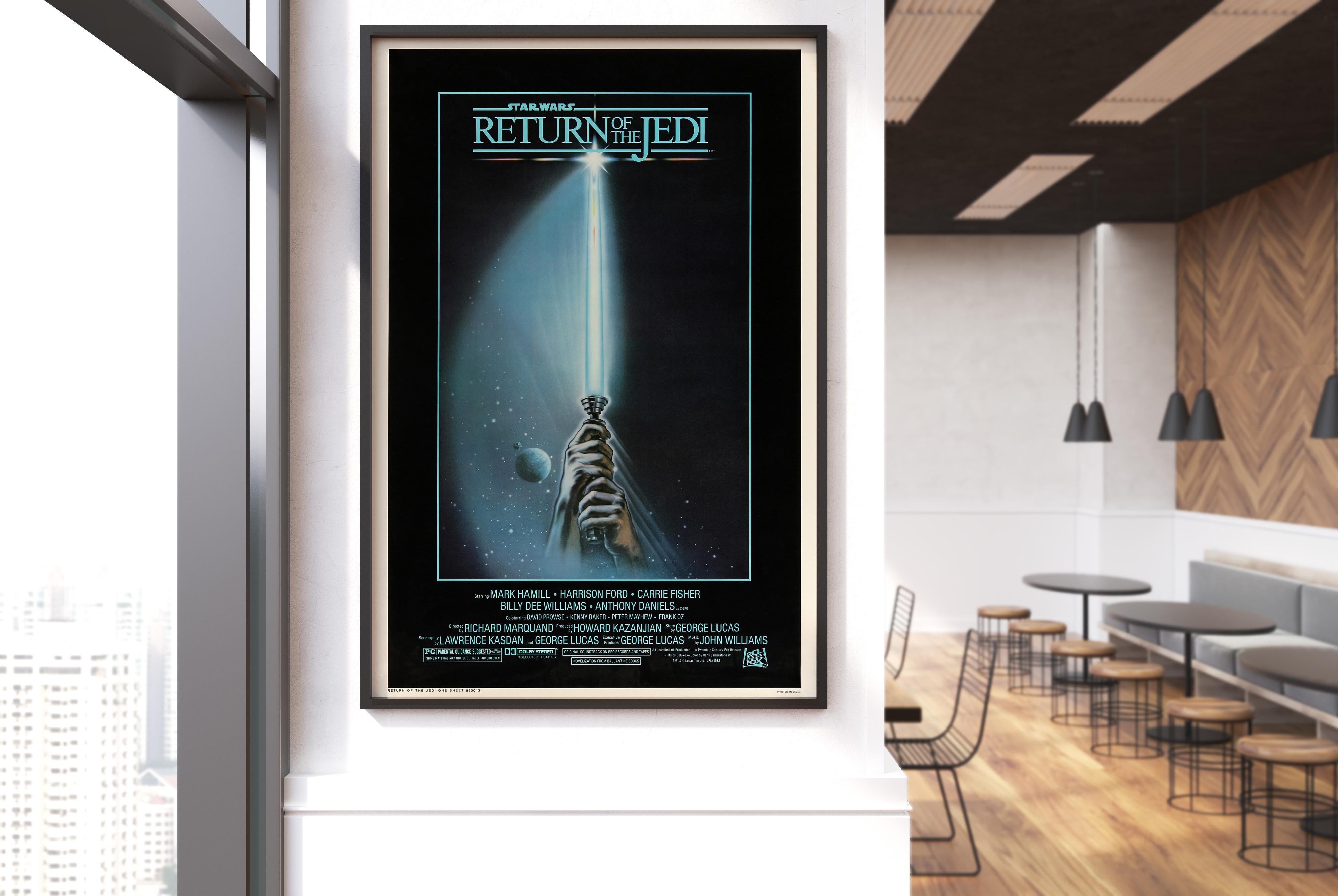 Late 20th Century 'Return of the Jedi' Original Vintage Movie Poster, American, 1983
