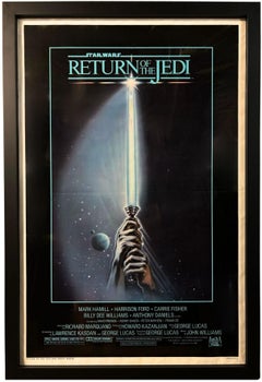 "Return of the Jedi" Vintage Movie Poster, Illustrated by Tim Reamer, 1983