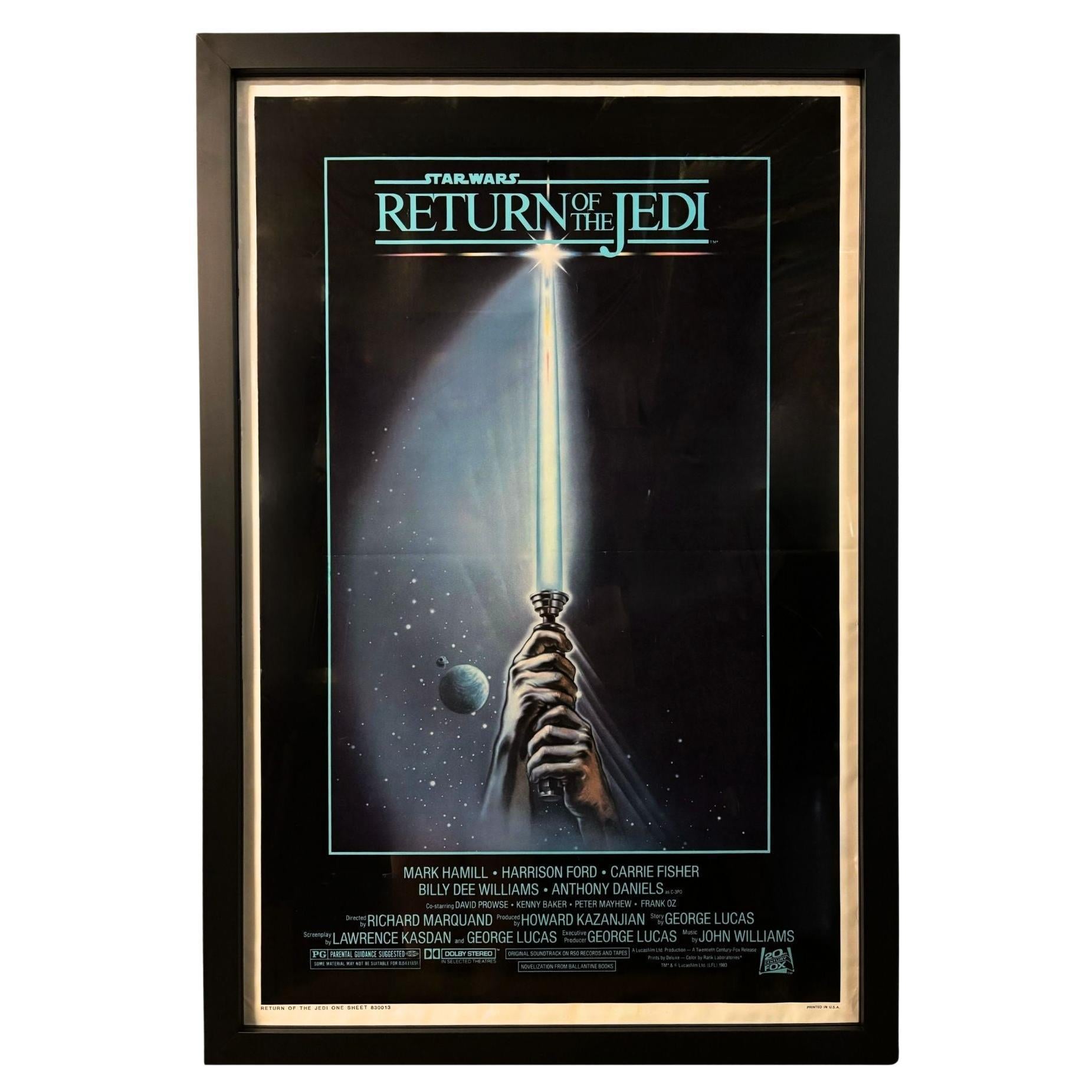 "Die Rückkehr der Jedi" Vintage Filmplakat, illustriert von Tim Reamer, 1983
